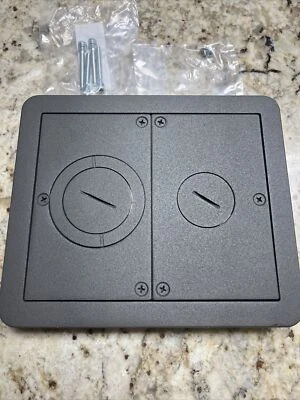 Legrand Wiremold FPFFTCAL FLOORPORT FLANGED FURNITURE FEED ALUMINUM GRAY