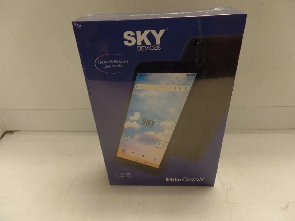 Sky Devices Elite OctaX Tablet T-Mobile BUNDLE CASE*SEALED* 1 YR FREE INTERNET - Image 2 of 4