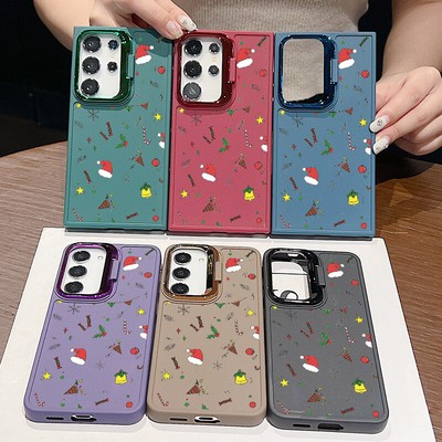 For Samsung A55 A15 A16 A54 A35 A34 S24 Ultra S23 Stand Silicone Back Case Cover