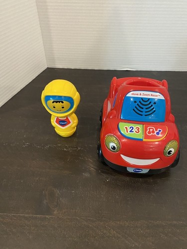 VTech Move and Zoom Racer Rattle & Shake Race Car Driver Educational Toy VGC - Picture 6 of 8