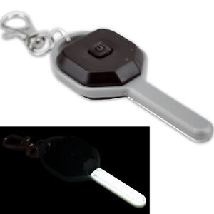 LED Schlüsselanhänger Schlüssel COB Licht Lampe Anhänger Metall Schlüsselring