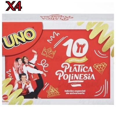 4 UNO Juego de Cartas Los Polinesios Premium