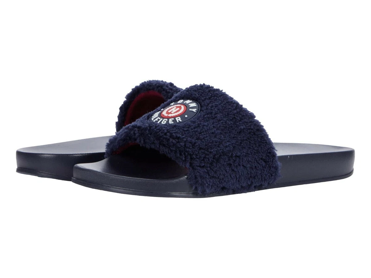 Tommy hilfiger hotsell slides navy