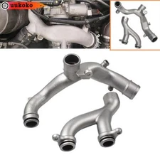 Engine Thermostat Hose Aluminum Water Coolant Pipe Kit LR092992+LR090630