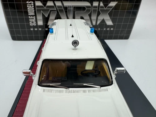 Matrix 1/43 Chevrolet C10 Politie Rottordam 1981 White - Picture 5 of 9