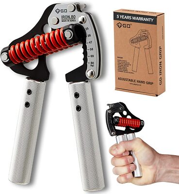 New) GD Iron Grip Light. 80 Adjustable Hand Gripper Hand