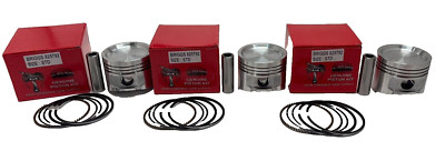 3 PISTON KITS FITS BRIGGS & STRATTON DAIHATSU GAS, TORO, PART # 825792