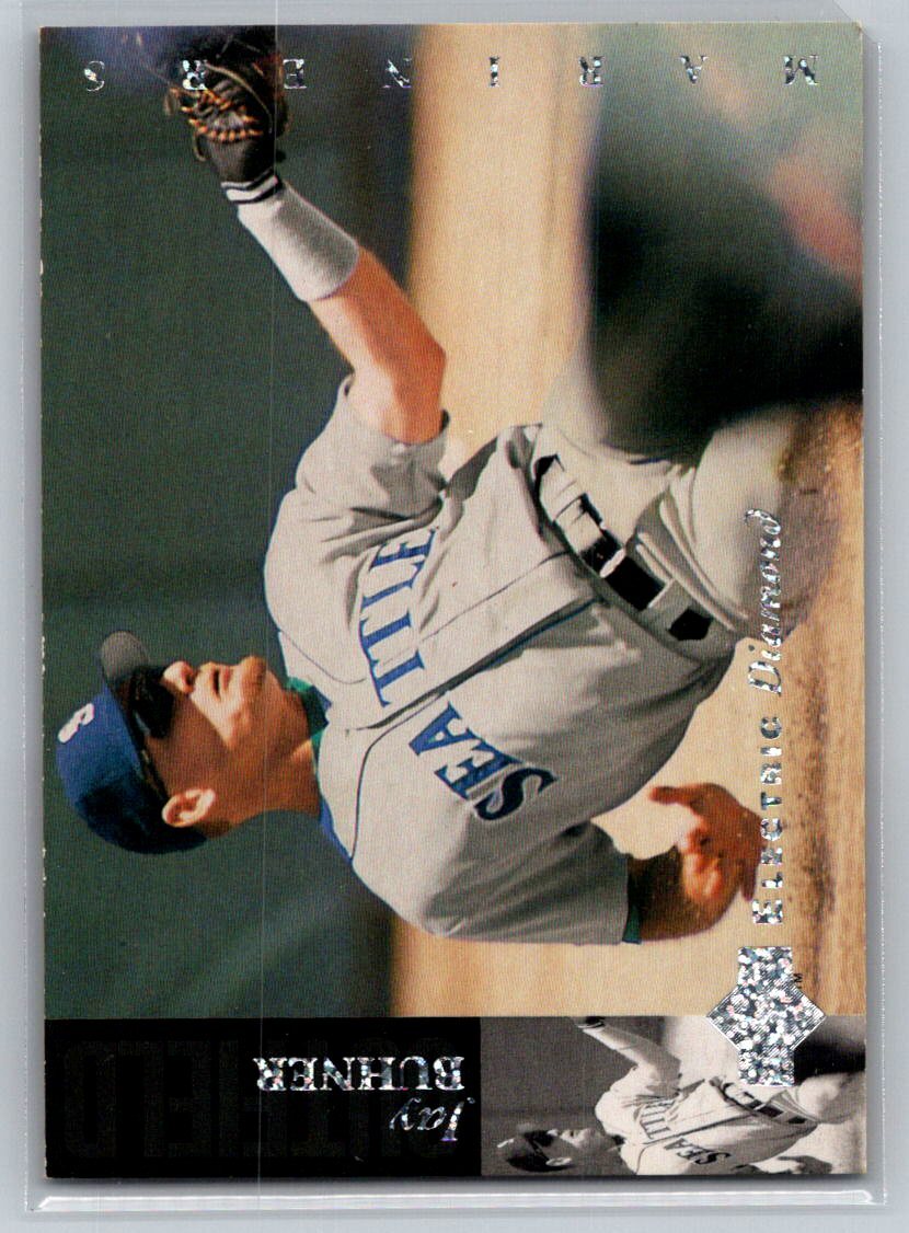 💎1994 Upper Deck Baseball Electric Diamond #61 Jay Buhner - Mariners💎
