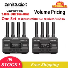US Volume Pricing !!! Accsoon CineView HE 2.4GHz+5GHz Transmitter & Receiver Kit