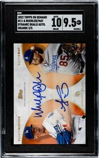 2022 Topps Dynamic Duals Walker Buehler Dustin May Dual 2/5 SGC 9.5 Mt+ 10 Auto