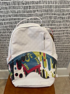 Sprayground Limited Edition Shark Trip DLXSV White Backpack | eBay