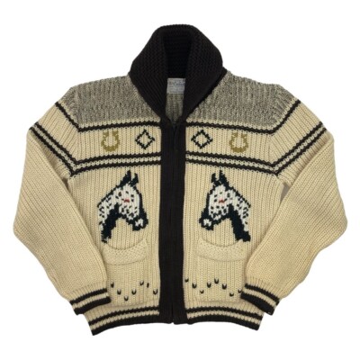 vintage 50s イェール大学 PURE WOOL CURIO Vintage || | SOLD • 1950s Alpine Ski Wool Cardigan — Heavy