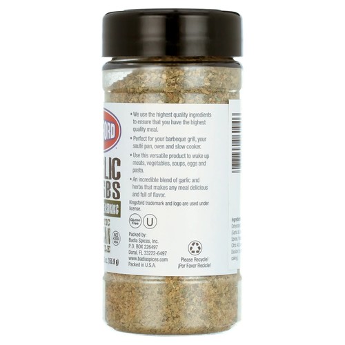 6 Pack Kingsford Garlic & Herbs All Purpose Seasoning 5.5 oz Bottles Gluten-Free - Picture 11 of 24