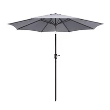 Villacera Patio Umbrella 9FT Easy Crk Outdoor Umbrella Shade with Auto Tilt