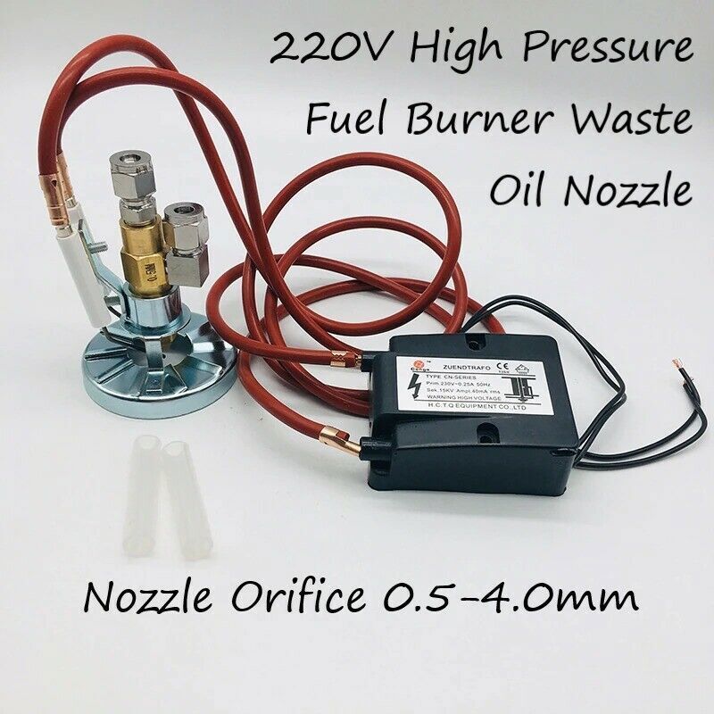 220V High Pressure Voltage Pulse Waste Oil Burner Nozzle Igniter Fuel Combustion-image