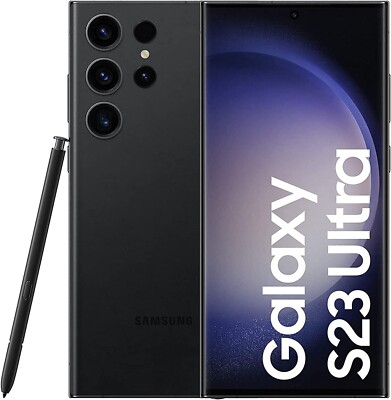 Samsung Galaxy S23 Ultra SM-S918U - 256GB - Phantom Black (Carrier