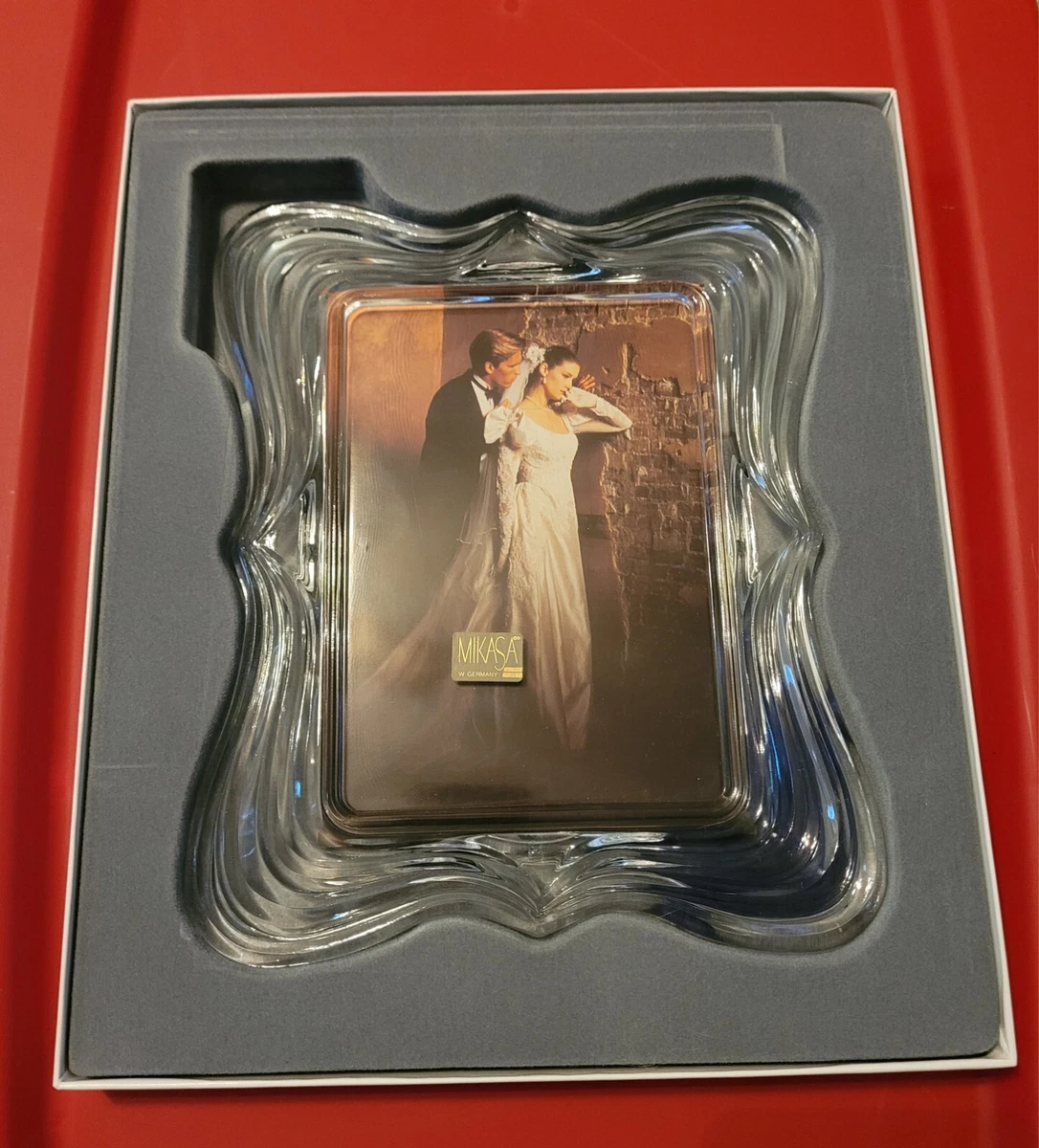 Mikasa crystal picture frame 5x7 deals
