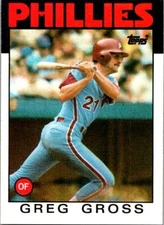 1986 Topps #302 Greg Gross