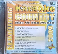 2009 FEB 60395 COUNTRY CHARTBUSTER KARAOKE CDG