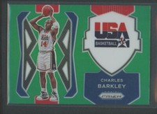 2021-22 Charles Barkley Panini Prizm USA Team Green