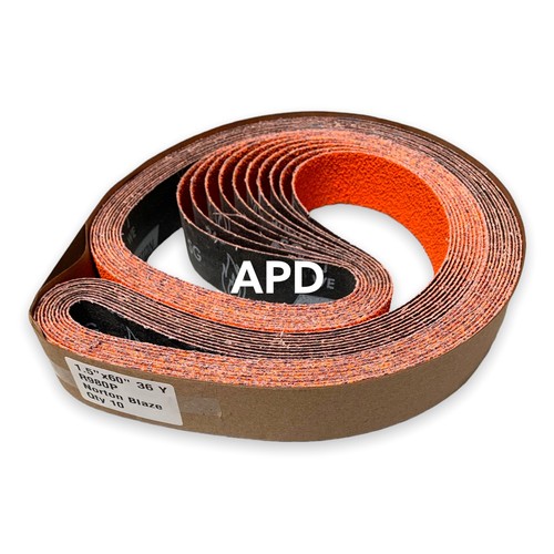 Lot of 10 Norton Blaze R980P 11/2"x60" 36 YWt Cloth Belt 69957345578