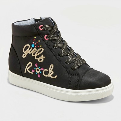 liz microsuede high top sneakers