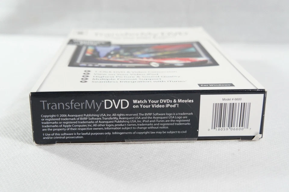 TRANSFER MY DVD by AVANQUEST - WATCH DVD'S & MOVIES ON YOU IPOD - PC SOFTWARE - Image 4 of 4