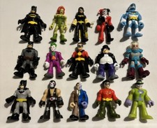 Imaginext DC Super Friends Lot Of 15 - Batman Bane Robin Joker Loose Figures