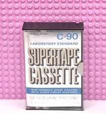 REALISTIC  SUPERTAPE  C-90  1973 USA  BLANK CASSETTE TAPE  (1) 44-616A(SEALED)