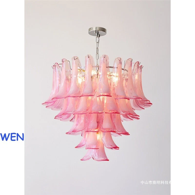 Lámparas LED nórdicas modernas lámpara colgante vidrio metal salón comedor luces Foto 4 de 4