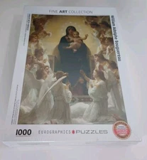 EuroGraphics Puzzle Virgin with Angels William Bouguereau 1000 Piece Puzzle
