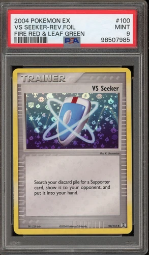 Pokemon VS Seeker EX Fire Red & Leaf Green Reverse Holo #100 PSA 9 Mint