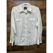 Wrangler Men's Long Sleeve Pearl Snap 2xl