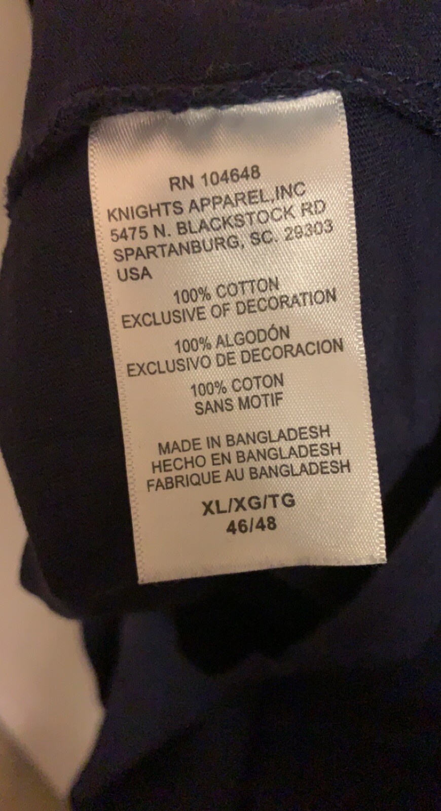 Knights Apparel Pro Edge North Carolina Tar Heels Men's Short Sleeve