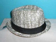Too Cool New Summer Straw Men's Tonal Banded Pork Pie Fedora Hat Size S/M S213
