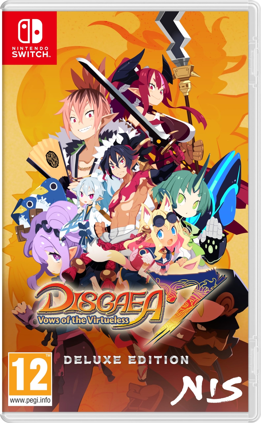 Nintendo Switch Disgaea 7: Vows Of The Virtueless (Deluxe Edition) Game NUOVO