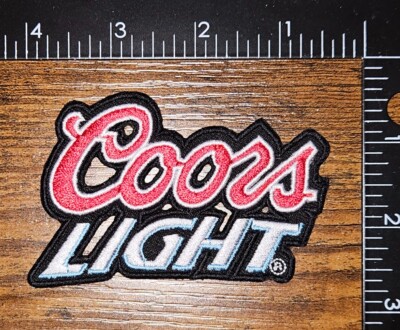 Coors Light Beer Company Brand Logo Drinking Patch