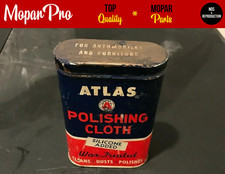 VINTAGE 1950er 1960er Trico Poliertuch Dose Original
