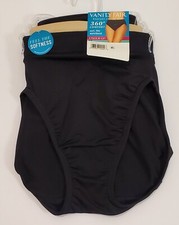 Vanity Fair Panty Women's Hi-Cut Black, Beige, Blk 5-8 Comfort Soft 3-Pk 3413246