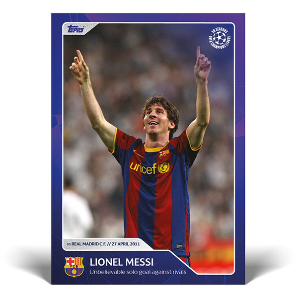 Topps Now 30 Seasons Celebration Lionel Messi #13