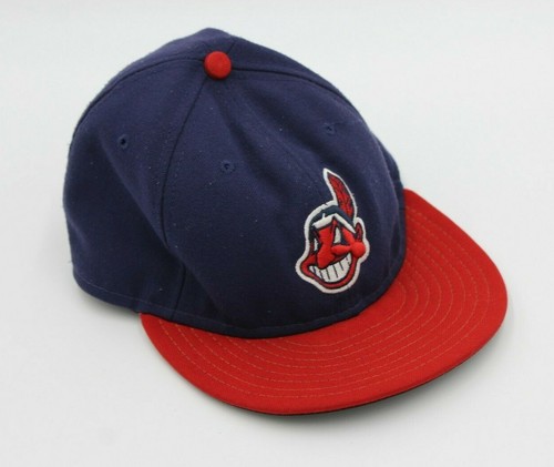 Logo Blue \u0026 Red Fitted Baseball Cap Hat 
