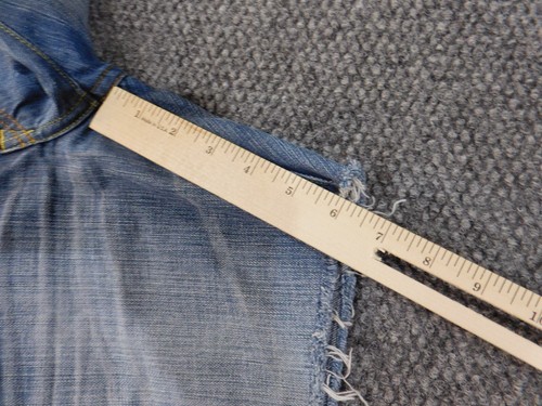 Lucky Brand Shorts Womens 00 blue cut off denim distressed vintage - Picture 11 of 12