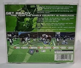 NFL 2K1 - SEGA Dreamcast - CIB
