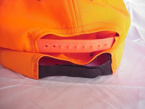 LOT of 2 Friends of NRA Blaze Orange Black Bill Strap Back Cap/Hat Made in USA - Picture 4 of 7