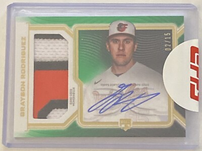 2023 Definitive Collection Grayson Rodriguez RC RPA Patch Auto /15 (Sealed)