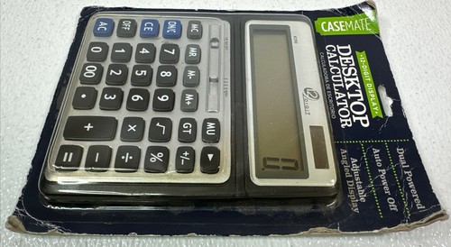 Nuova Casemate Mini Calcolatrice Desktop Elettronica 8 Cifre Doppia Alimentazione Angolata - Foto 4 di 5