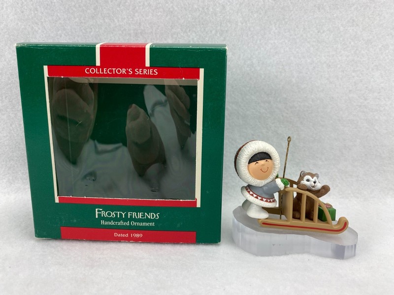 1989 Hallmark Keepsake Christmas Ornament Frosty Friends 10th in Series