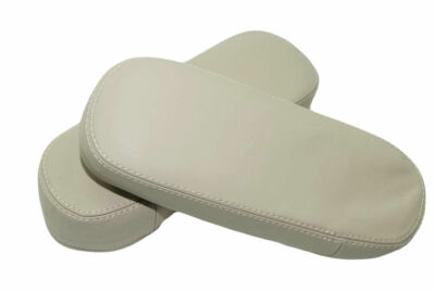 Fits 99-07 F250 F350 Excursion Lariat Vinyl Seat Armrest Covers Med Parchment