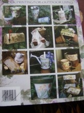 Block Printing For Outdoor Living Painting Book 9197