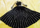 Vintage BARBIE: 1998 HOLIDAY BLACK SILVER GLITTER EVENING GOWN